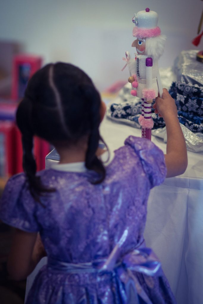 Tea with the Sugar Plum Fairy Little Girl